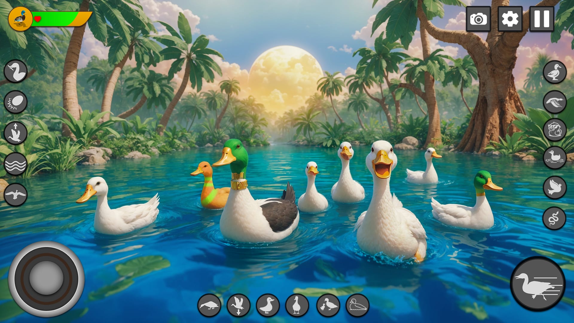 Screenshot 2 - gameplay of Duck Family Simulator Animal Games