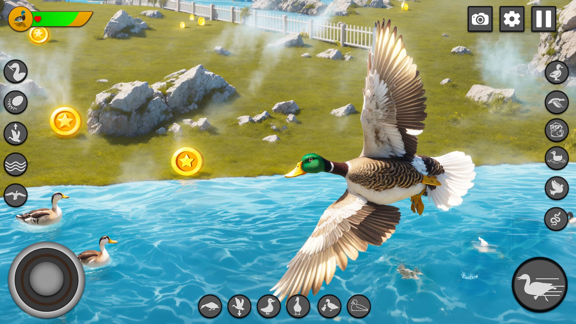 Screenshot 4 - gameplay of Duck Family Simulator Animal Games